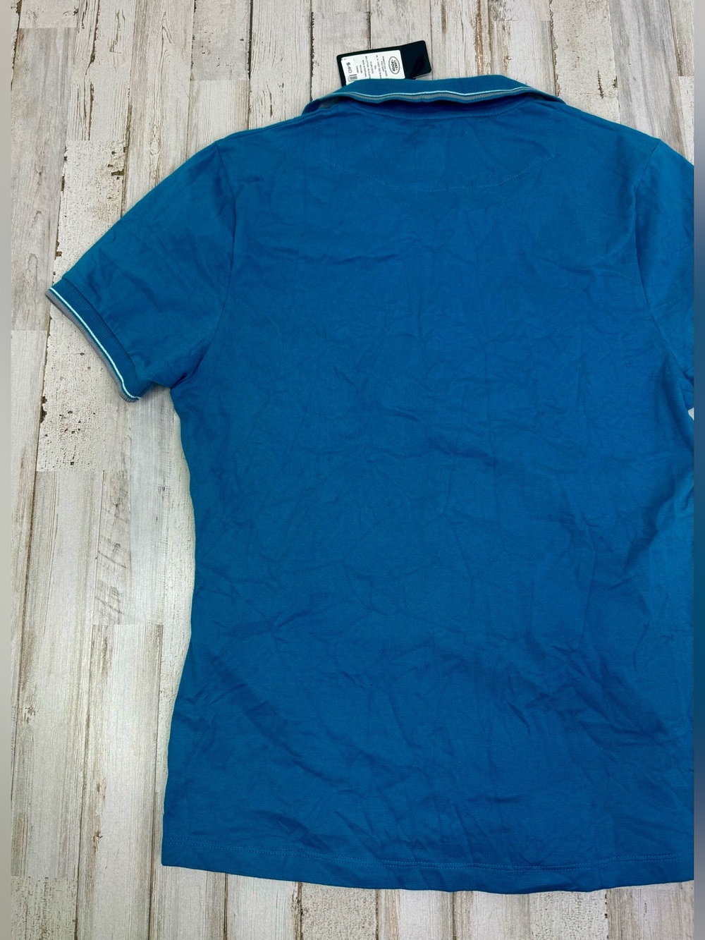 Land Rover Polo Shirt Mens 10 Small Blue Logo Collared Preppy - Picture 9 of 9